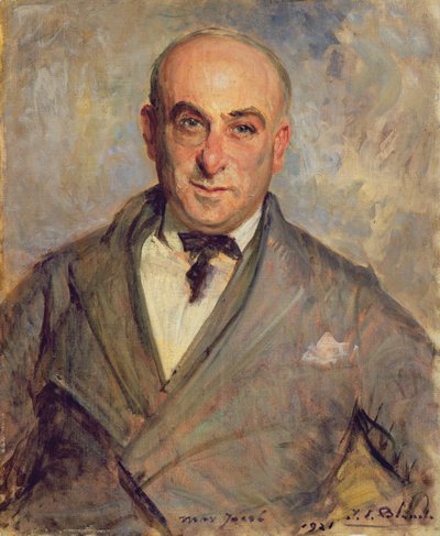 Porträt von Max Jacob (1876-1944), 1921 von Jacques Emile Blanche